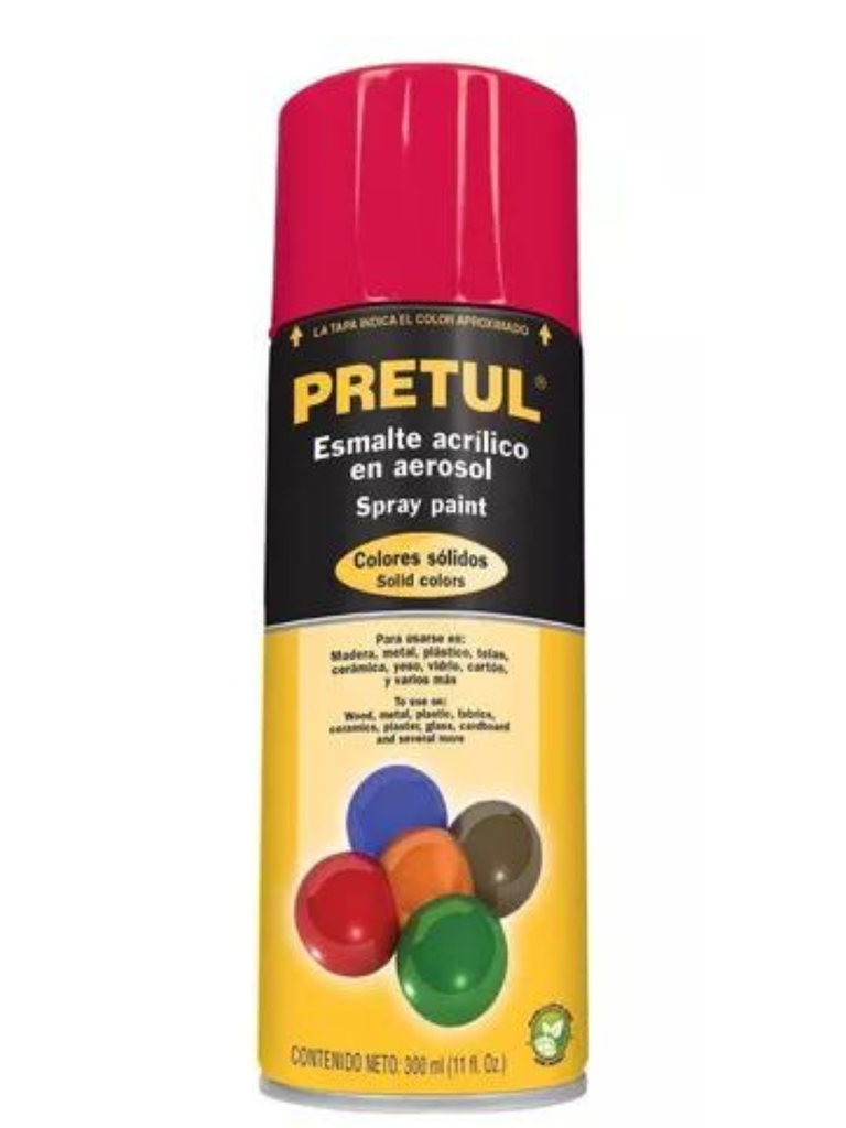 TRU- PINTURA AEROSOL, ROJO PRETUL