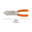TRU- PINZA PELACABLE 9", 7 MEDIDAS, 4 MORDAZAS