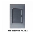 LCK- INTERRUPTOR DE ESCALERA DE 1.5 MÓDULOS ANODIZADO