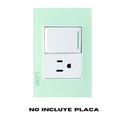 LCK- INTERRUPTOR DE ESCALERA DE 1.5 MÓDULOS BLANCO