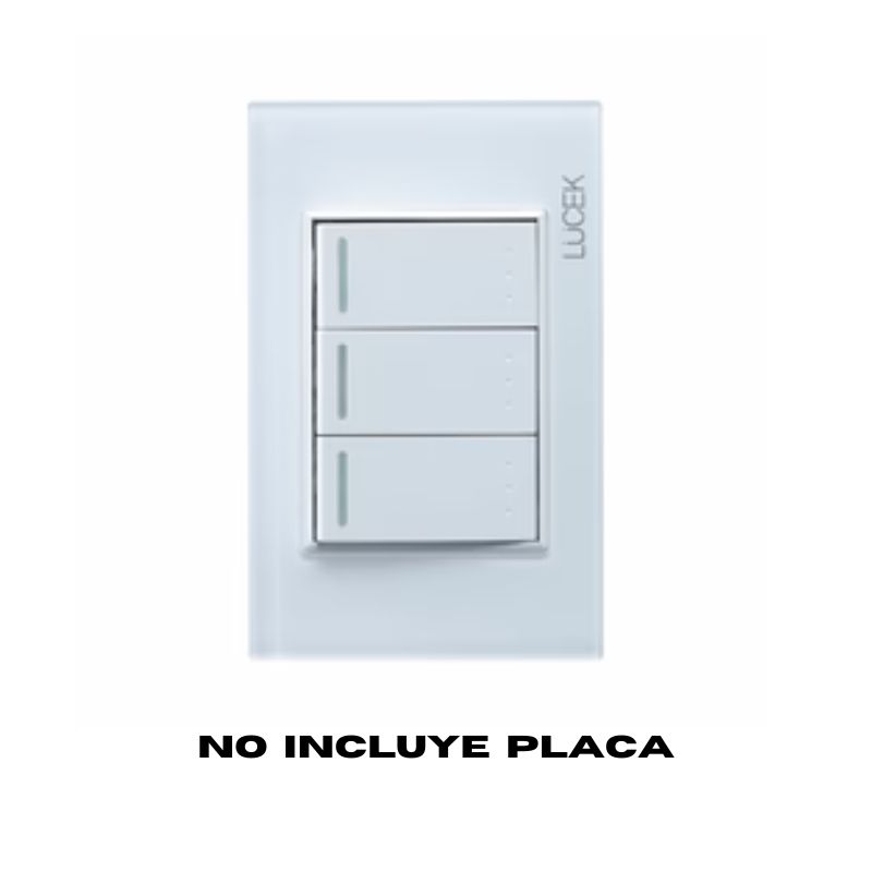 LCK- INTERRUPTOR DE ESCALERA DE 1 MÓDULO BLANCO