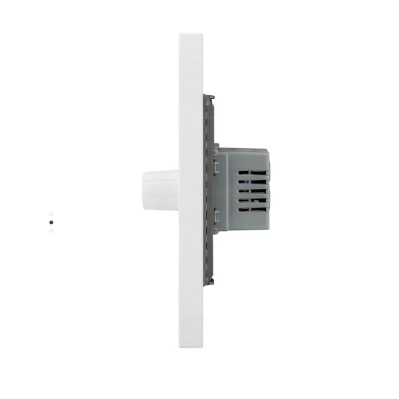 LCK - PLACA PLACA CON DIMMER FLAT BLANCO