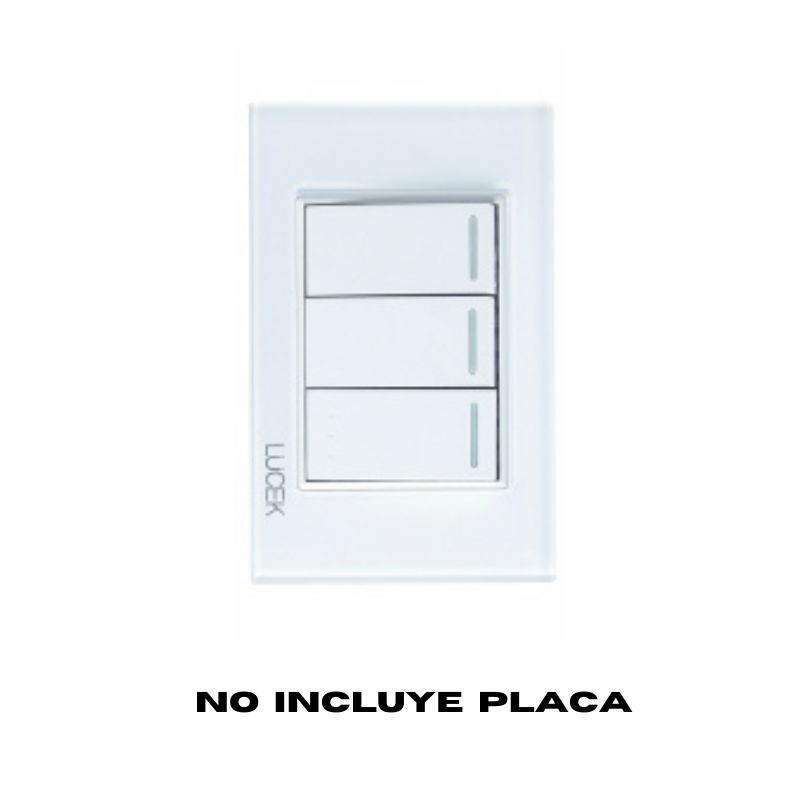 LCK- APAGADOR 4 VIAS 1 MODULO BLANCO