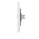 LCK - PLACA PLANA CON TOMA DE TELEFONO FLAT BLANCO