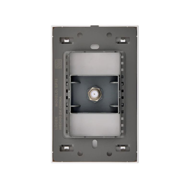 LCK - PLACA CON TOMA DE TELEVISION BLANCA