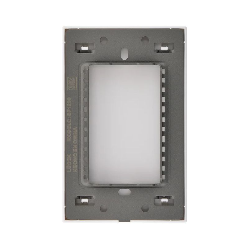 LCK - PLACA PLANA CIEGA FLAT BLANCO