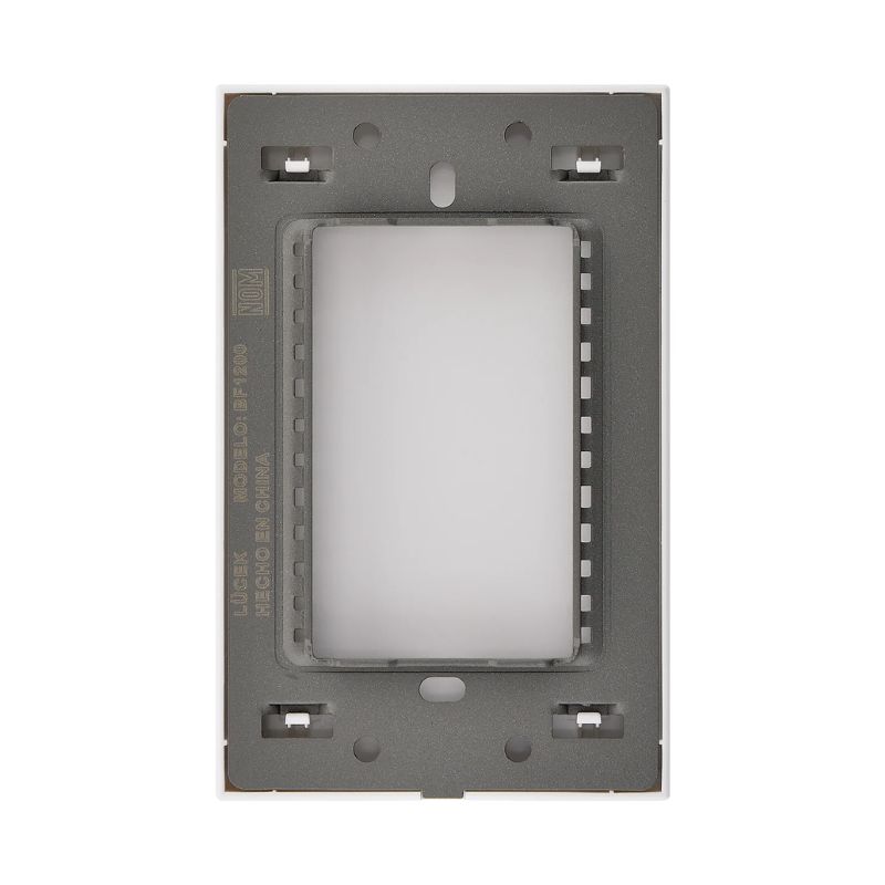 LCK - PLACA PLANA CIEGA FLAT NEGRO