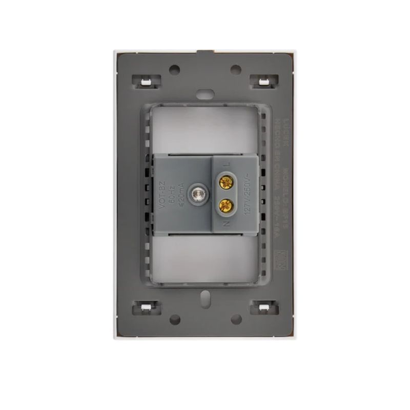 LCK - PLACA PLANA CON ZUMBADOR FLAT NEGRO