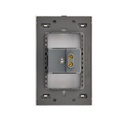 LCK - PLACA PLANA CON ZUMBADOR FLAT NEGRO