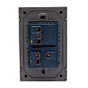 INN - PLACA  CON 1 CONTACTO SENCILLO Y 1 APAGAOR 3 VIAS NEGRO