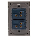 INN- PLACA APAGADOR 2 INTERRUPTOR 3 VIAS NEGRO