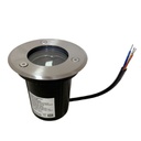 KIT - LUMINARIA P/PISO DE ACERO INOXS. Mr16 C/FOCO LED LE-010  7w o 5W