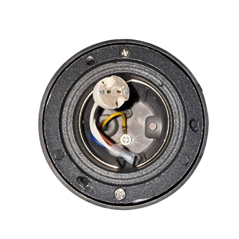 KIT - LUMINARIA P/PISO DE ACERO INOXS. Mr16 C/FOCO LED LE-010  7w o 5W