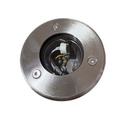 KIT - LUMINARIA P/PISO DE ACERO INOXS. Mr16 C/FOCO LED LE-010  7w o 5W
