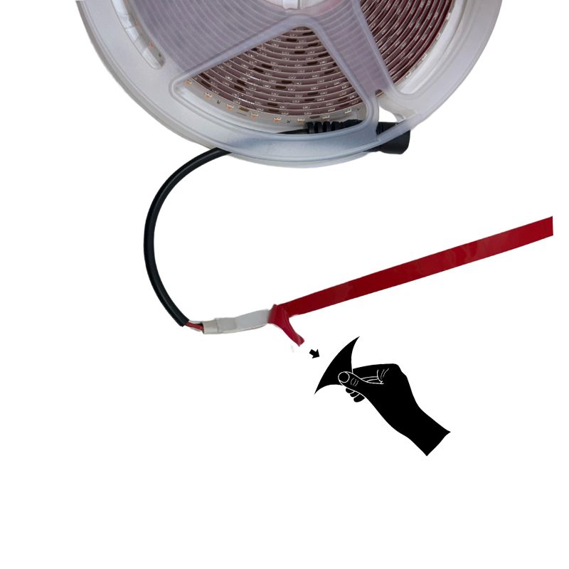 LAL-TIRA LED 120l/m 12V 5m LUZ ROSA