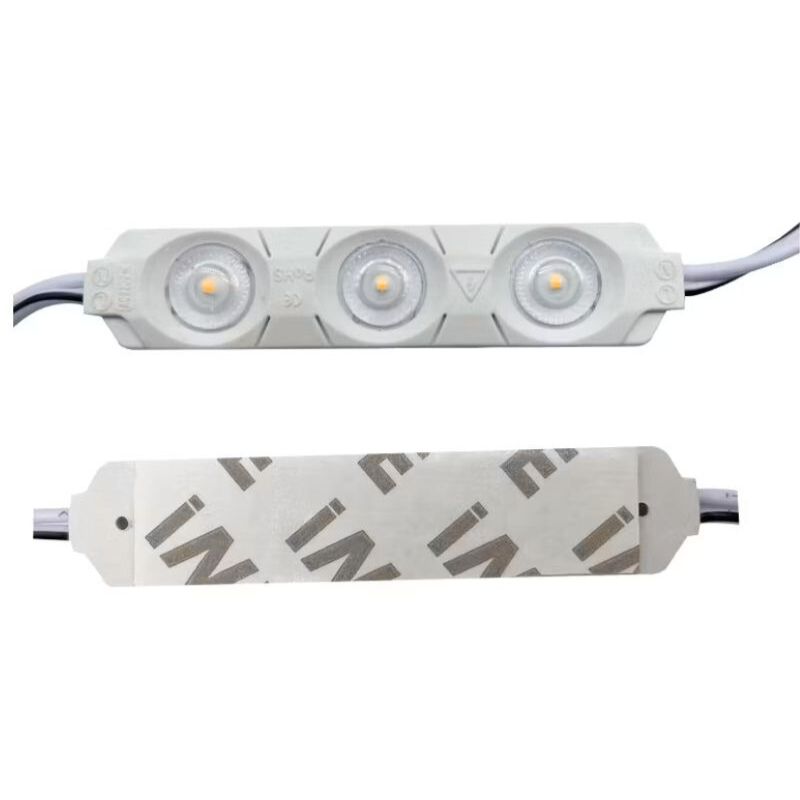 100pz Módulos 3 Led P/ Exterior C/ Lupa 110v Calido Directo