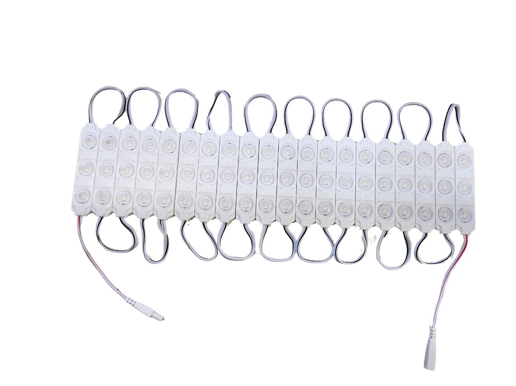20pz Módulos 3 Led P/ Exterior Con Lupa 110v Directo Blanco frío