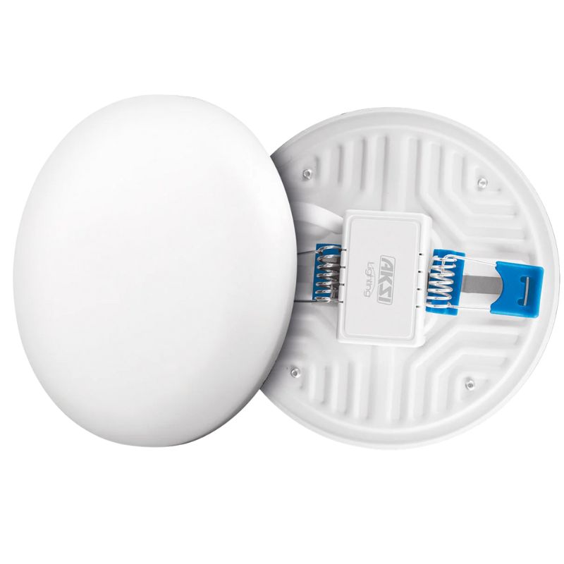 AKS - LUMINARIO CIRCULAR EMPOTRABLE AJUSTASBLE Y DE SOBREPONER 22W BCALIDO