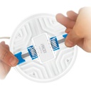 AKS - LUMINARIO CIRCULAR EMPOTRABLE AJUSTASBLE Y DE SOBREPONER 22W BCALIDO