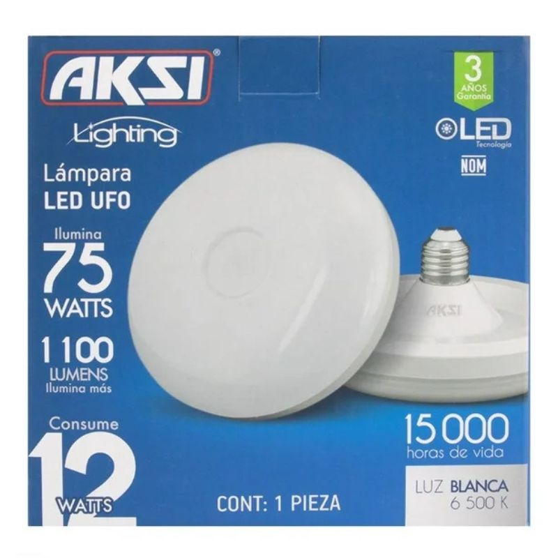 AKS- FOCO LED UFO 12W LUZ BLANCA