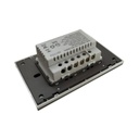 INN - PLACA LUXURY SMART WiFi BT APAGADOR DE 2 INTERRUPTORES GRIS OXFORD