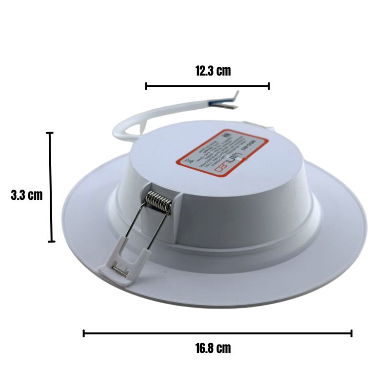 WIN- PANEL LED REDONDO EMPOTRABLE 12W B FRIO