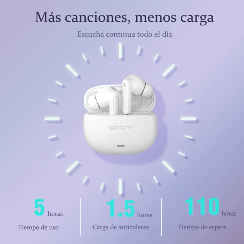 GX- AUDIFONO INALAMBRICO T01 BLANCO