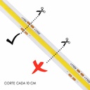 LAL- 10m TIRA LED COB CALIDA 110V