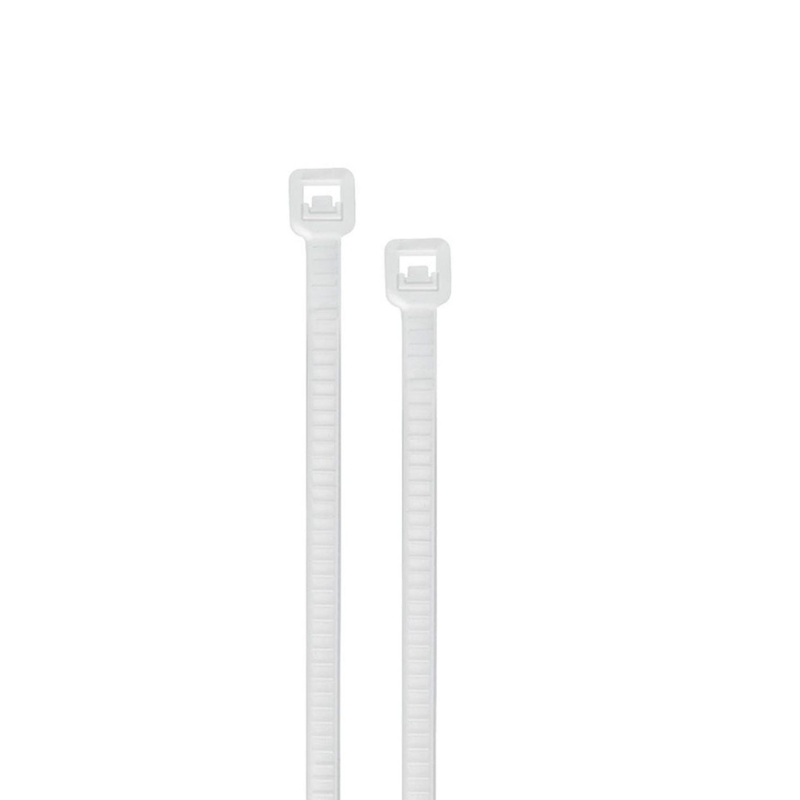 AKS - Cincho de plastico de 150 x 3.6 mm- color blanco (50 pzs bolsa)