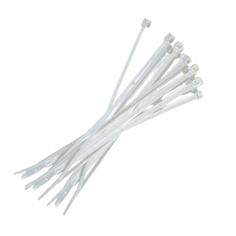 AKS - Cincho de plastico de 200 x 3.6 mm- color natural (50 pzs bolsa)