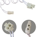 10pz  Módulos 3 Led P/ Exterior C/ Lupa 110V Frio estructura transparente