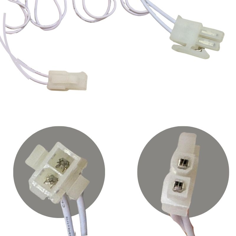 10pz  Módulos 3 Led P/ Exterior C/ Lupa 110V Frio estructura transparente