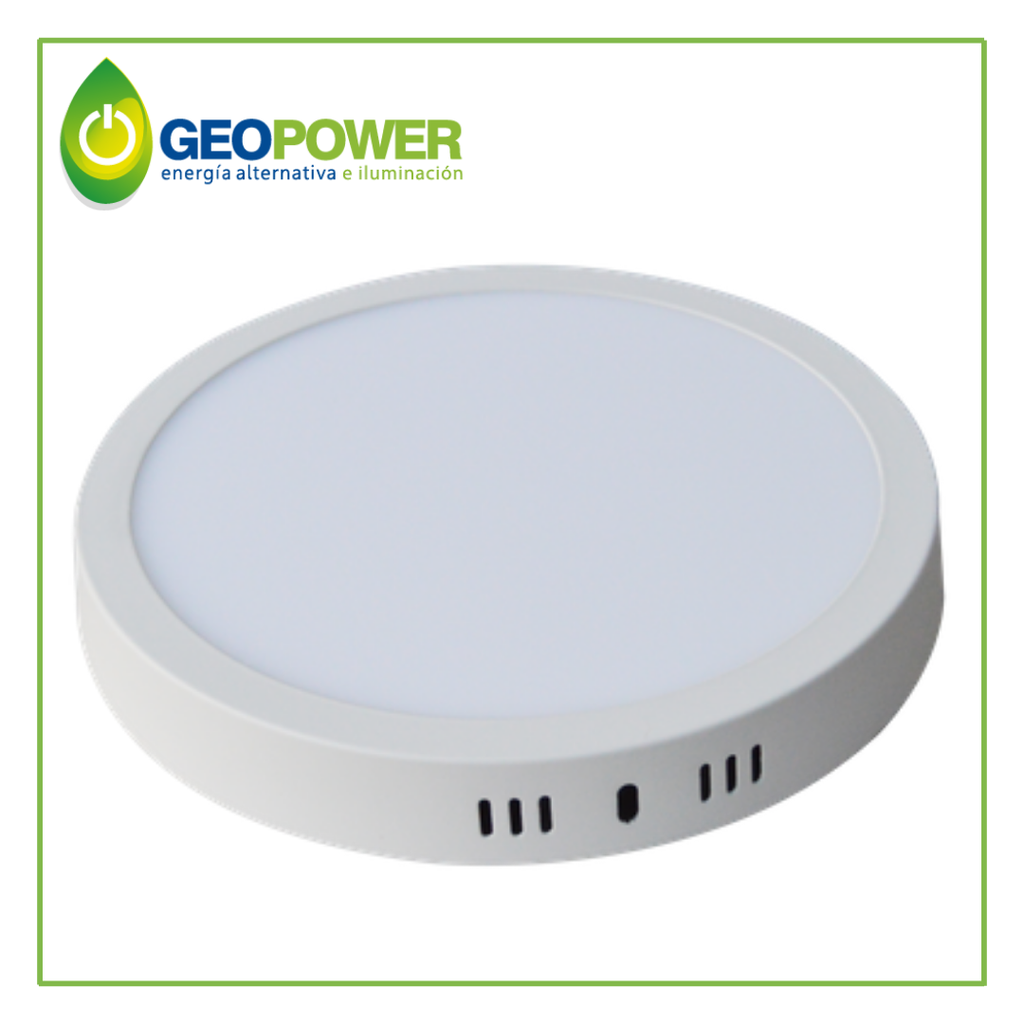 GEO- PANEL LED REDONDO 18W SOBREPONER LUZ FRIA