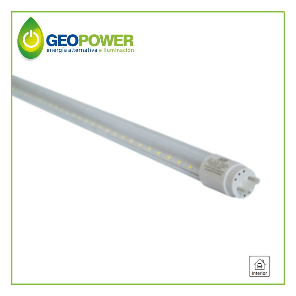 [LA-LED-T/18W] GEO- T8 TRANSPARENTE LED 6500K 18W 1.2M TRANSPARENTE