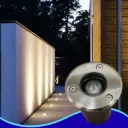 INN- EMPOTRABLE DE PISO LED MINI CON FOCO INCLUIDO 1W EXT B. FRIO