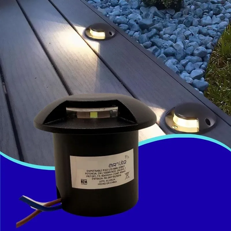 [ADE-205] INN- EMPOTRABLE PISO LED LATERAL 1W EXT BF