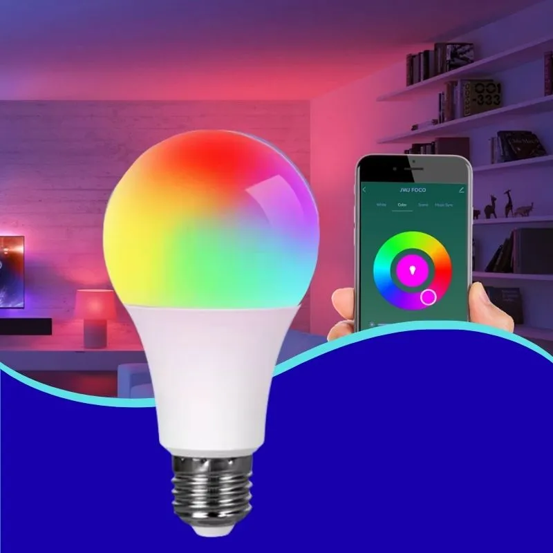 INN- KIT DE 2 LAMPARAS LED SMART E26 10W RGBCW