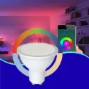 INN- KIT DE 2 FOCOS LED WIFI+BLUET APP GU10 6W COLORES+CW