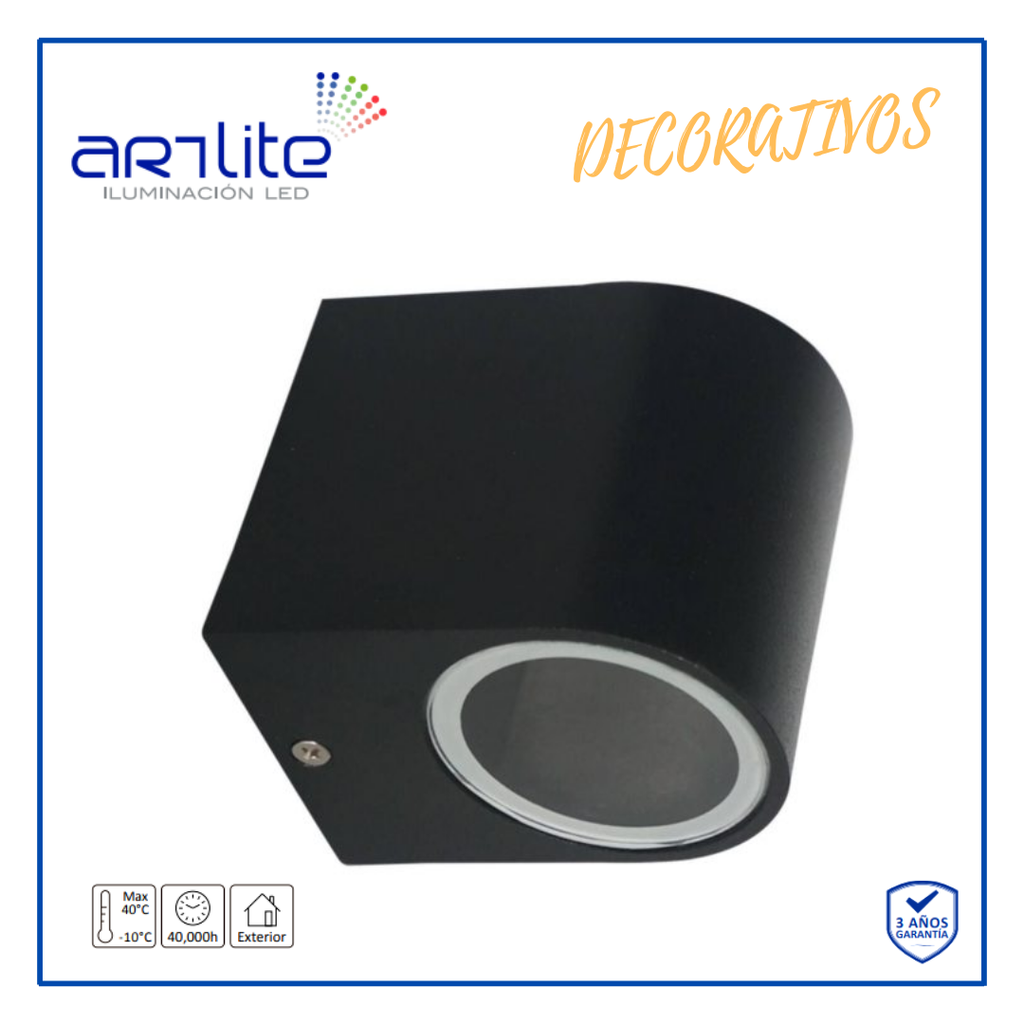 [ADE-003 / RMHU50367] INN- LUMINARIA PARED CILINDRO EXTERIOR GU10
