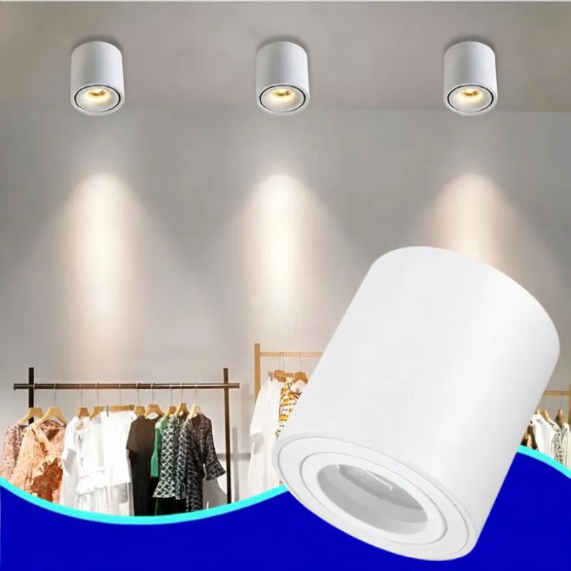 [ADE-701] INN- LUMINARIA TECHO CILINDRO ALU BLANCO GU10