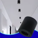 INN- LUMINARIA TECHO CILINDRO ALU NEGRO GU10
