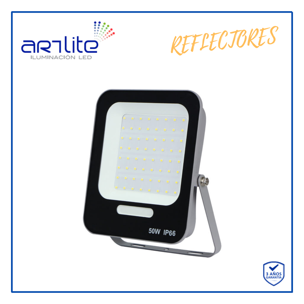 [ARE-005 / BAPC39562] INN- REFLECTOR LED SMD CUADRADO SLIM 50W BF