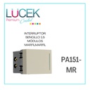 LCK- INTERRUPTOR SENCILLO DE 1.5 MÓDULOS MARFIL