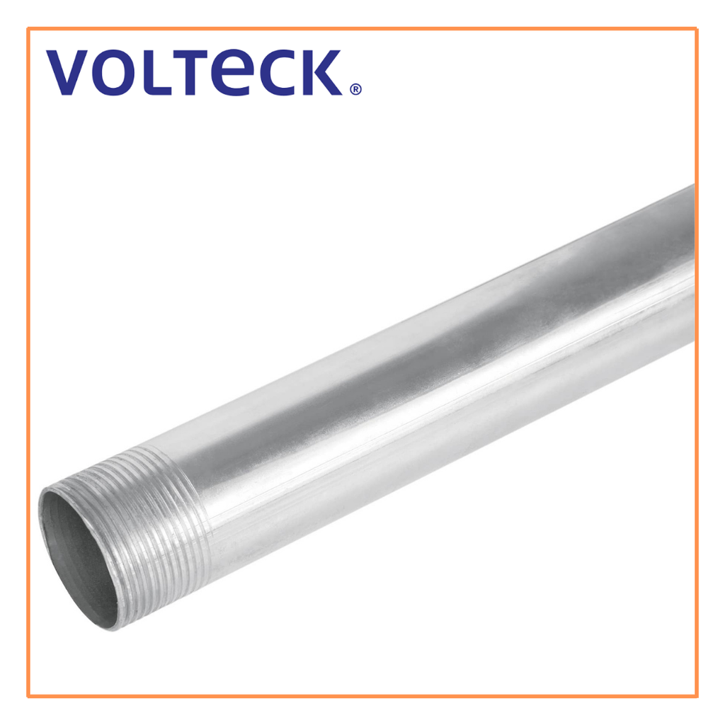 [47233] TRU- TUBO 1-1/4" DE ACERO GALVANIZADO 3M PARA PARED GRUESA