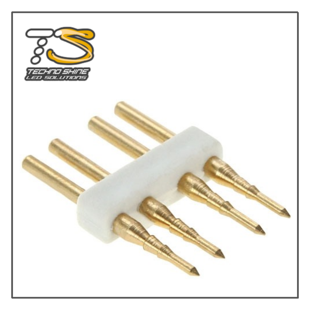 [MFLCON4X10] TSH- CONECTOR 4 PINES 10MM MANG LED 5050 RGB