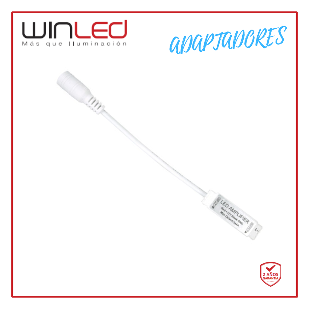 [WAC-002] WIN- AMPLIFICADOR TIRA RGB 72W INTERIOR SLIM