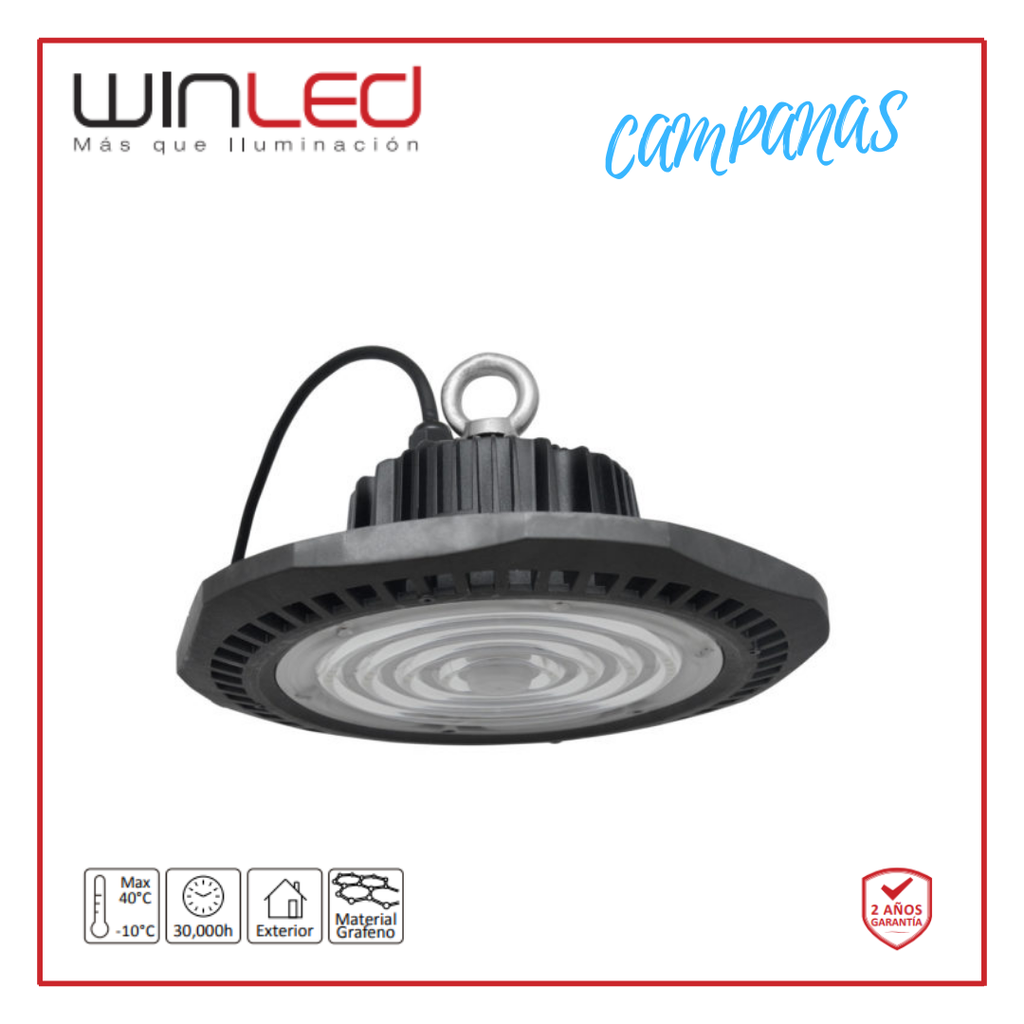 [WRE-010] WIN- CAMPANA INDUSTRIAL LED  180w EXTERIOR BF