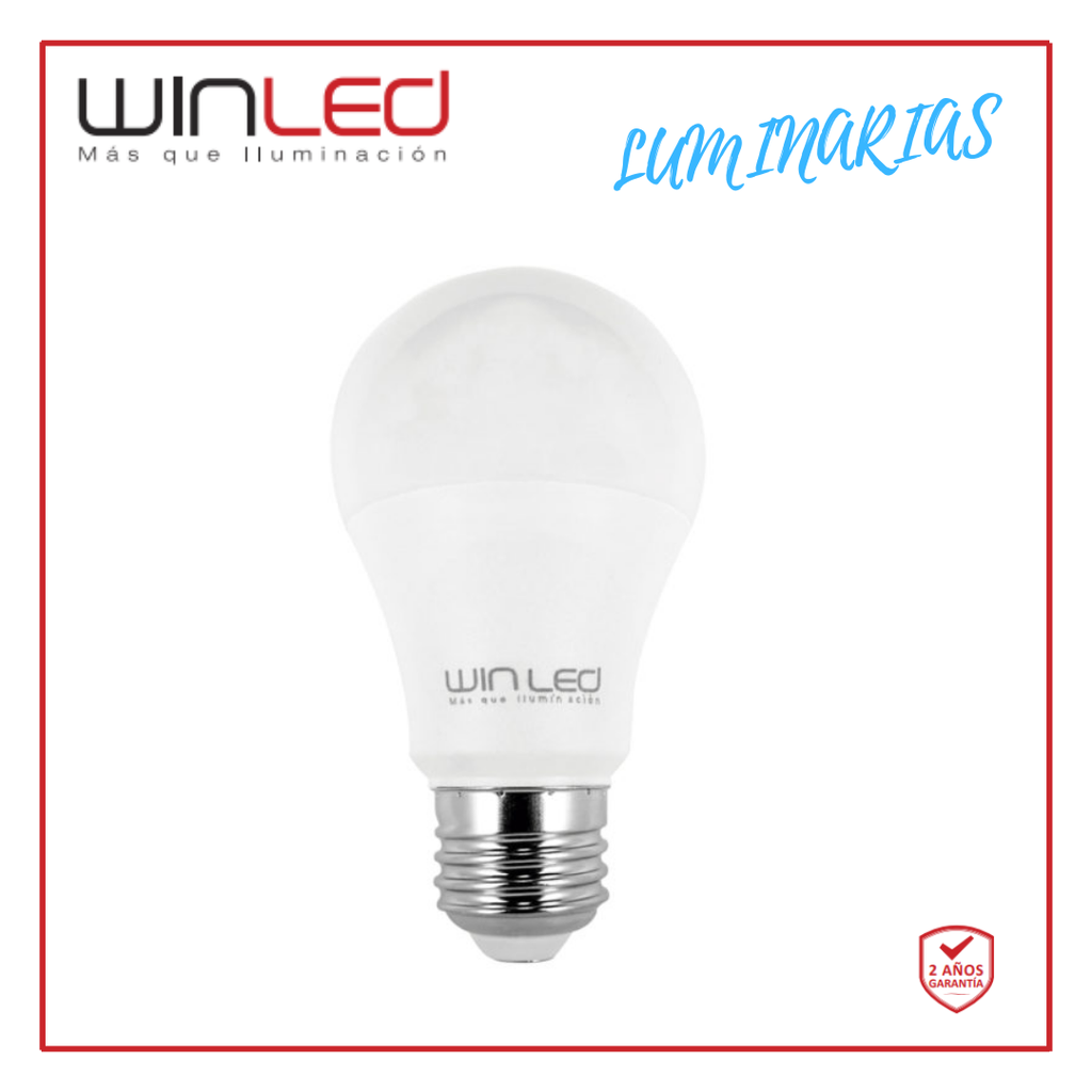 WIN- LÁMPARA LED BULBO E26 5W BLANCO CÁLIDO