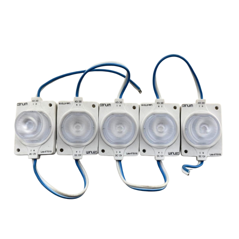 [ML1-AZx5] GX- 5pz MÓDULO SÚPER LED CON ÓPTICA 1.4W AZUL