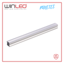 WIN- PERFIL DE ALUMINIO SOBREPONER CON CUBIERTA PARA TIRA LED (TRAMO de 2m)